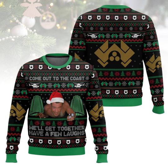 Discover Die Hard Ugly Christmas Sweater, Nakatomi Plaza Sweater, Movie Xmas Gift For Men Women
