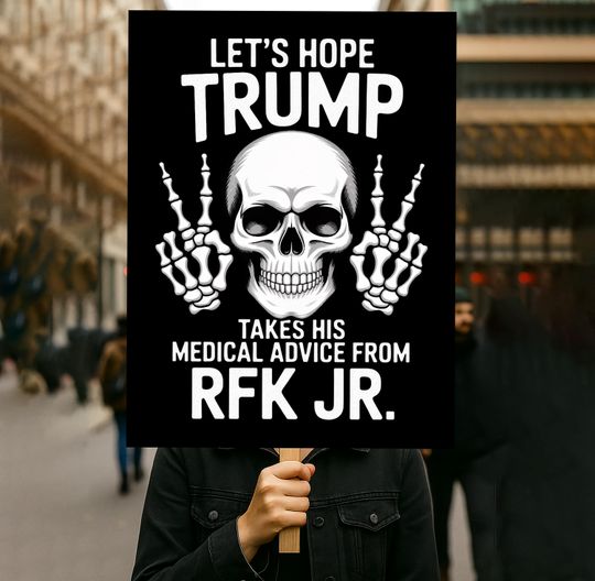 Discover No Kings Protest Sign PRINTABLE, Anti-Trump Protest Poster For March, Political Halloween, Digital Download, Political Activist Rally Sign