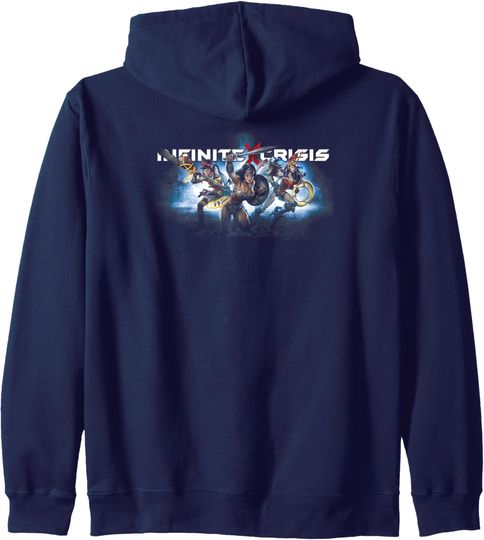 Discover Infinite Crisis Blue Zip Hoodie, Gift For Fans