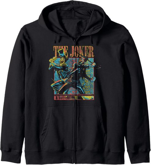 Discover DC Comics The Joker Double Portrait Zip Hoodie, Gift For Fans