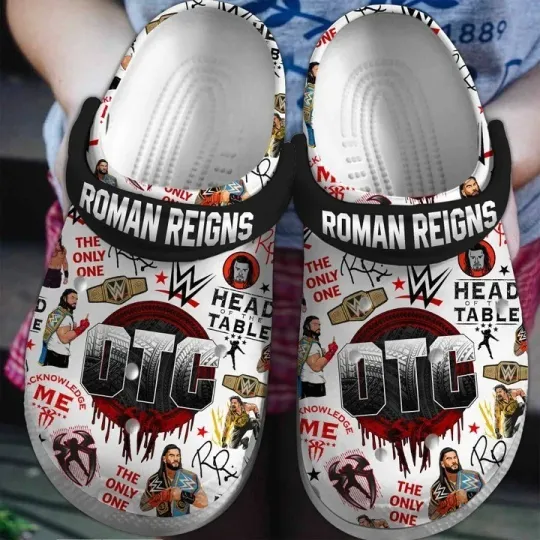 Discover Roman Reigns Wrestling Entertainment Clogs for Men and Women, Fan Gift