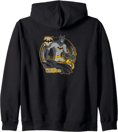 Discover Batman Unlimited Batmobile Zip Hoodie, Gift For Fans