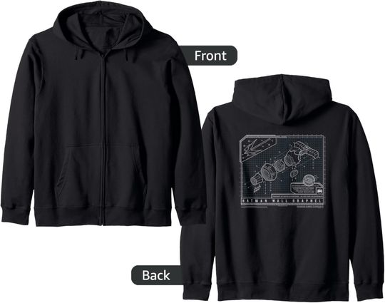 Batman Grapnel Hook Zip Hoodie, Gift For Fans