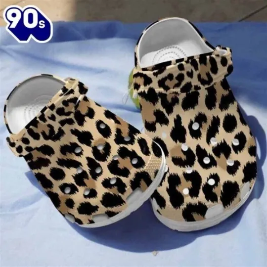 Discover Leopard Print 3D Clogs for Women & Girls Halloween Birthday Gifts