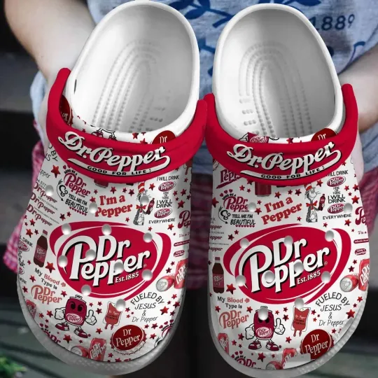 Discover FHB4 Dr Pepper Drink Clogs Crocband Clogs Shoes for Men and Women