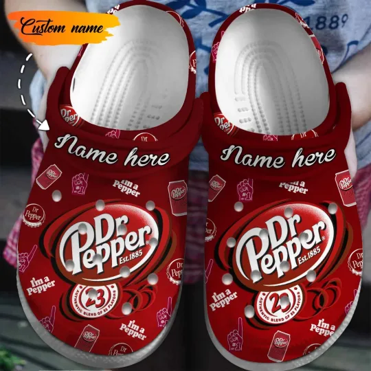 Discover 56HG Dr Pepper Drink Clogs for Men and Women