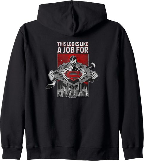 Discover Superman Watchful Eye Zip Hoodie, Gift For Fans