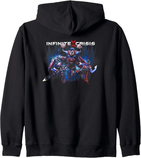 Discover Infinite Crisis Super Zip Hoodie, Gift For Fans