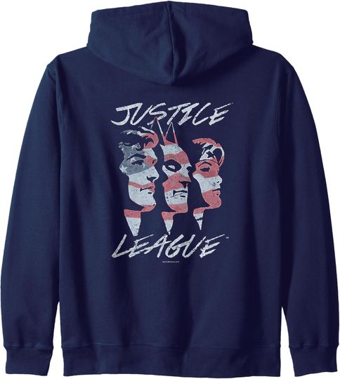 Justice League Justice For America Zip Hoodie, Gift For Fans