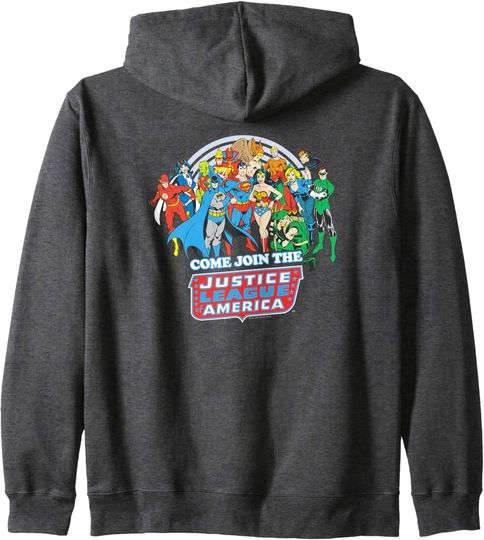 Justice League Join the League Zip Hoodie, Gift For Fans