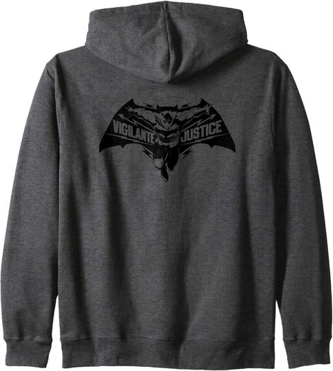 Batman v Superman Vigilante Justice Zip Hoodie, Gift For Fans