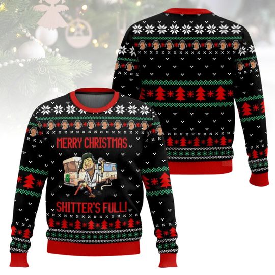 Christmas Vacation Ugly Christmas Sweater, Cousin Eddie Sweater, Xmas Gift For Men Women