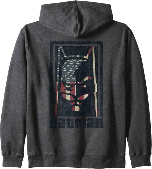 Discover Batman American Batman Zip Hoodie, Gift For Fans
