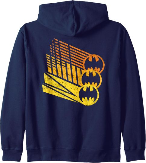 Discover Batman Bat Signal Shapes Zip Hoodie, Gift For Fans