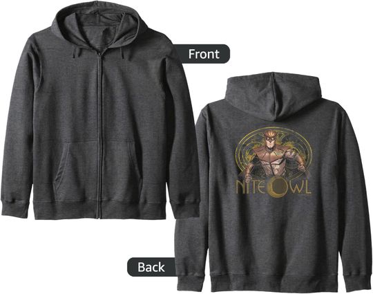 Discover Watchmen Nite Owl Zip Hoodie, Gift For Fans