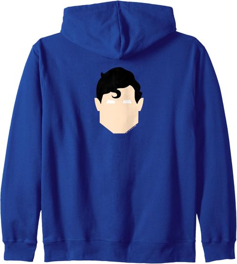 Superman Supes Head Zip Hoodie, Gift For Fans