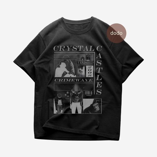Discover Crystal Castles T-Shirt - Pop Music Shirt - Kerosene Song - Crystal Castles Album Shirt - Crystal Castles Merch - Unisex Pop Clothing
