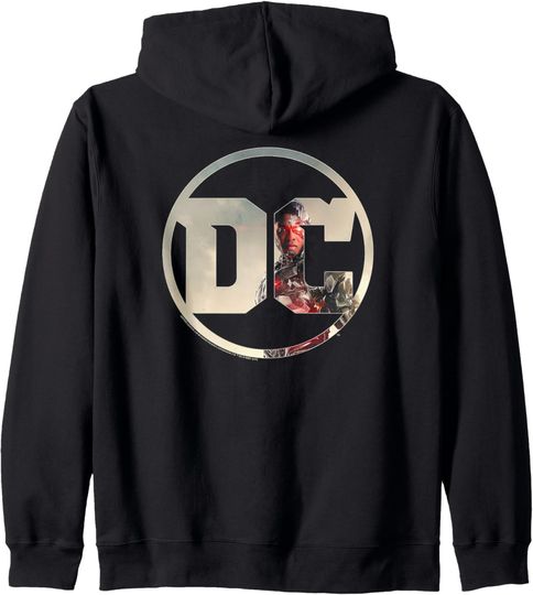 Justice League Movie DC Comics Cyborg Zip Hoodie, Gift For Fans