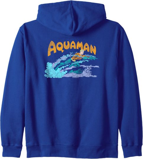 Aquaman Aqua Swim Zip Hoodie, Gift For Fans, Gift For Fans