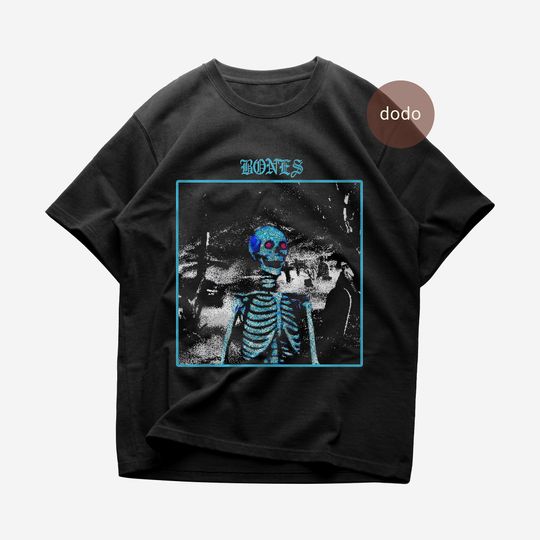 Discover Bones T-Shirt - Rap Music Shirt - Unrendered Album - Bones Album Shirt - Bones Merch - Unisex Rapper Clothing