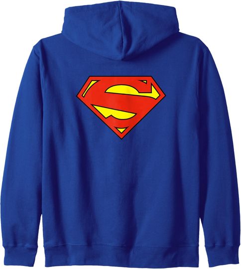 Superman New 52 Shield Zip Hoodie, Gift For Fans