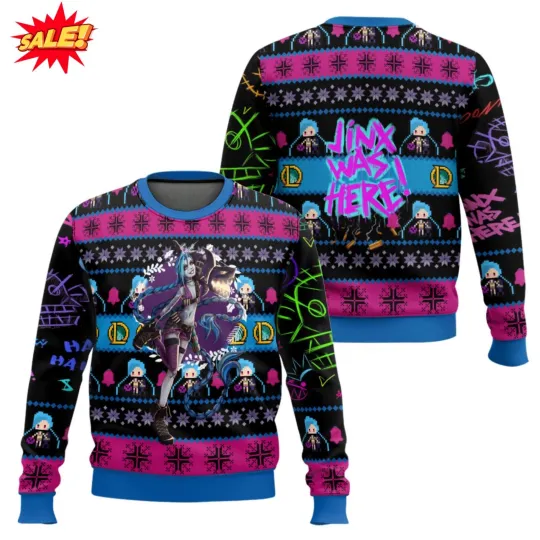 Discover Hooktab Jinxx League Of Legend Ugly Christmas Sweater