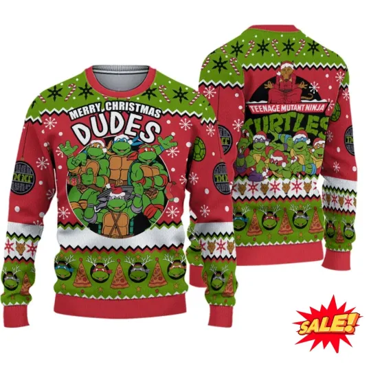 Discover Teenage Mutant Ninja Turtles Ugly Christmas Sweater
