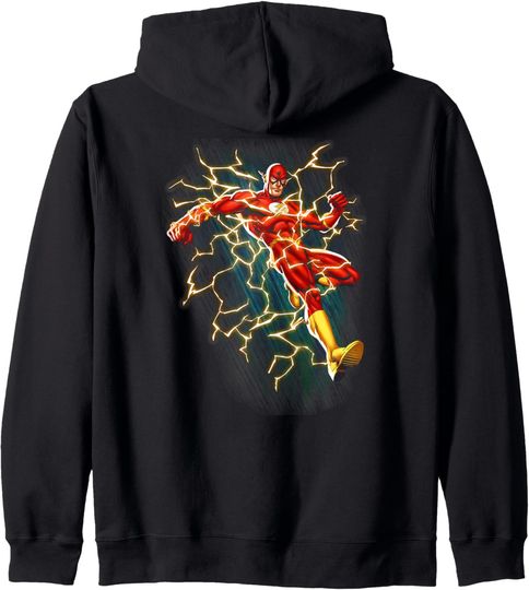 The Flash Symbol Knockout Zip Hoodie, Gift For Fans