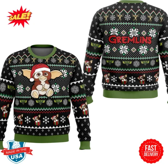 A Christmas Present Gremlins Ugly Christmas Sweater