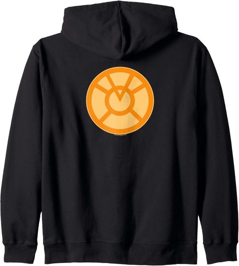 Discover Green Lantern Orange Symbol Zip Hoodie, Gift For Fans