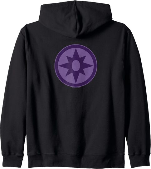 Green Lantern Sapphire Symbol Zip Hoodie, Gift For Fans