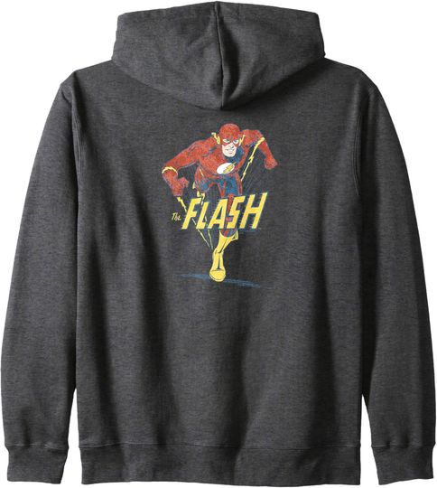 The Flash Desaturated Flash Zip Hoodie, Gift For Fans