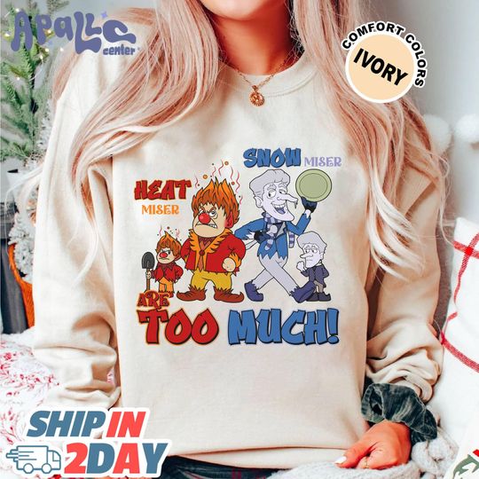 Miser Brothers Christmas Matching Shirt, Heating And Cooling Heat Miser Snow Miser, The Year Without Santa Claus, Christmas Movies Shirt