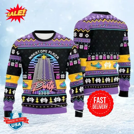 Nakatomi Plaza Ugly Christmas Sweater