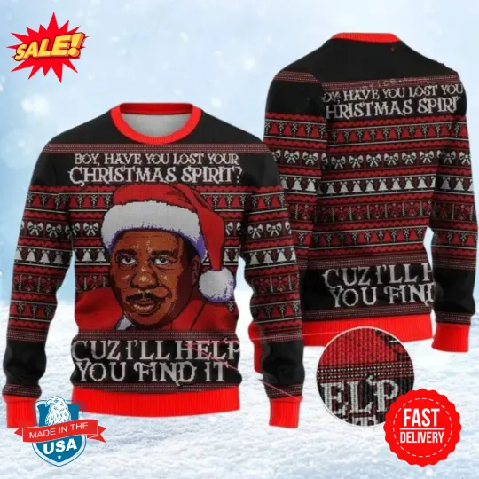 Discover The Office Christmas Ugly Sweater, Michael Scott The Office Ugly Sweatshirt