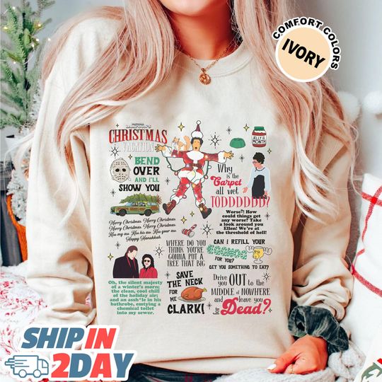National Lampoon Christmas Vaction Shirt, Clark Griswold Christmas Sweatshirt, Christmas Vacation Shirt, Christmas Vacation Quotes Shirt