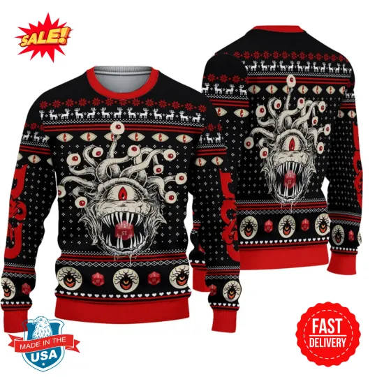 Discover DnD Classes Collection Christmas Ugly Sweater
