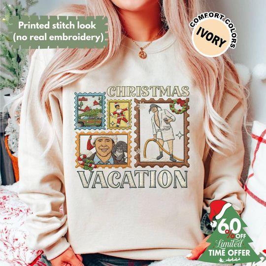 National Lampoon Christmas Vacation Shirt, Christmas 90s Movie Stamp Style,Clark Griswold A Christmas Story Shirt,Rudolph The Red Nosed Shirt