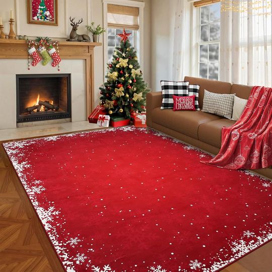 Living Room Area Rug Christmas Large Bedroom Rugs