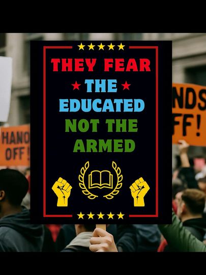 Discover Protect Democracy Protest Poster, No Kings Day Protest Sign, Anti-Trump Political Activist Rally Sign, Resist Fascism Protest Poster