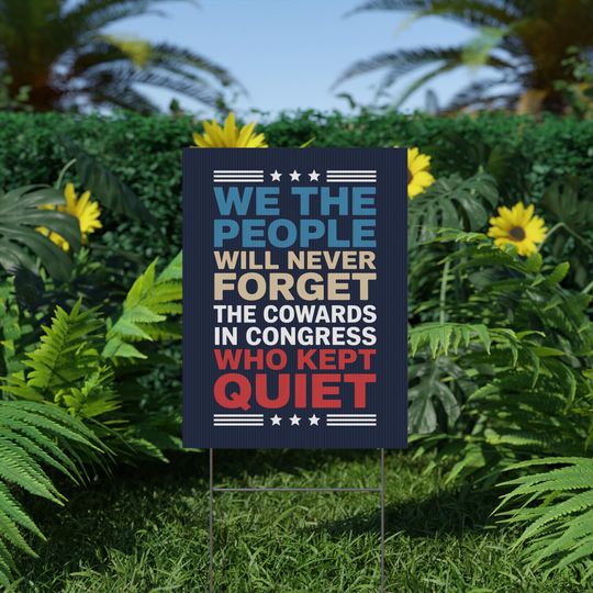 Discover We The People Will Never Forget Protest Sign PRINTABLE, No Kings Anti-Trump Poster For March, Political Activist Rally Sign Digital Download