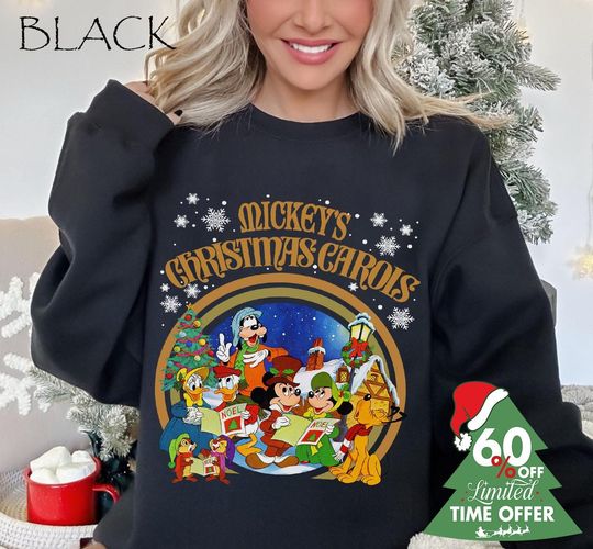 Discover Mickey's Very Merry Christmas Party 2025 Shirt, Disneyland Santa Mickey And Friends Group Christmas Lights Shirt, Disneyland Xmas Tee