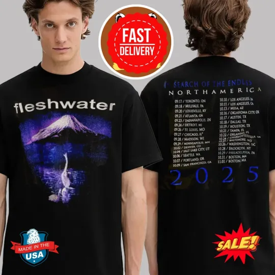 Discover Fleshwater In Search Of The Endless Sky North America 2025 T-Shirt