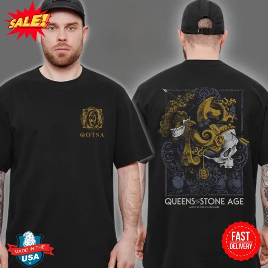 Discover Queen Of The Stone Age Live Show Music In Basel CH On October 21 2025 T-Shirt