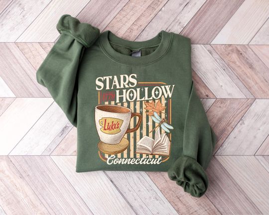 Stars Hollow Gilmore Girls Sweatshirt, Lukes Diner Hoodie, Autumn Festival Tee