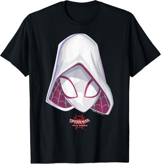 Marvel Spider-Gwen Spiderverse Mask Graphic T-Shirt T-Shirt