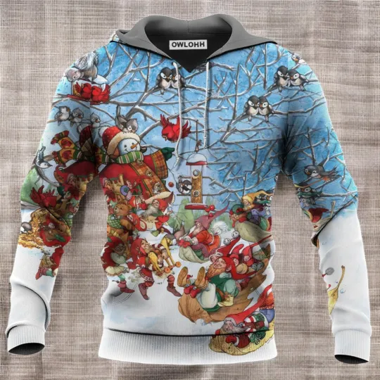 Discover Christmas Gnome Play Winter Christmas Hoodie