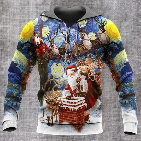 Discover Christmas Santa Coming For You Hoodie