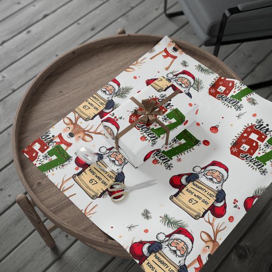 Discover Gen Alpha 67 Meme Wrapping Paper Christmas, Funny Gift Wrap for Birthdays, Holidays & Parties, 67 meme gifts, Gift Wrap for Teens
