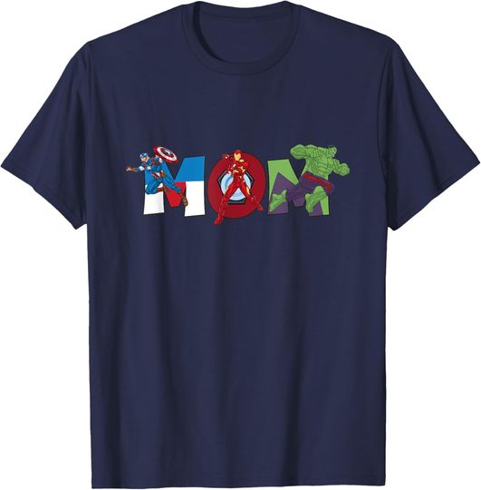 Discover Marvel Avengers Trio Mom Mother’s Day Family Trip Birthday T-Shirt